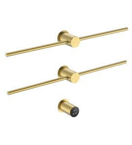        Galatea Design Balance 3 Grzejnik elektryczny 85,5x36 brushed gold GDS016BRG W MAGAZYNIE!!