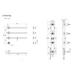      Galatea Design Balance 4 Grzejnik elektryczny 52x58 brushed gold PVD GDA363BRG W MAGAZYNIE!!
