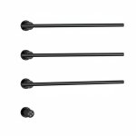      Galatea Design Balance 4 Grzejnik elektryczny 52x58 matt black GDA363MB W MAGAZYNIE!!