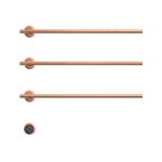      Galatea Design Balance 4 Grzejnik elektryczny 52x58 brushed rose gold PVD GDA363RG W MAGAZYNIE!!