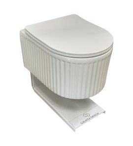       Galatea Design Belang Miska bezrantowa 48,5x35 z deską wolnoopadającą biały połysk GDG111GW