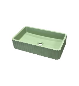      Galatea Design Biskut Umywalka stawiana na blat 50x30 green matt/zielony mat GDMR034MG W MAGAZYNIE!!