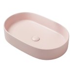       Galatea Design Bujur Umywalka 60x38 z korkiem klik-klak różowy mat/pink matt GD78330DTMP W MAGAZYNIE!!