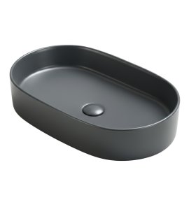       Galatea Design Bujur Umywalka 60x38 z korkiem klik-klak szary mat/grey matt GD78330DTMDH W MAGAZYNIE!!