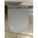       Galatea Design Bulat Miska WC wisząca bezrantowa z deską wolnoopadającą 49x37 cm Cement Grey matt/Jasny szary mat GDB2342MH W MAGAZYNIE!!