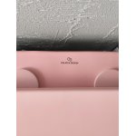       Galatea Design Bulat Miska WC wisząca bezrantowa z deską wolnoopadającą 49x37 cm Pink matt/Różowy mat GDB2342MP