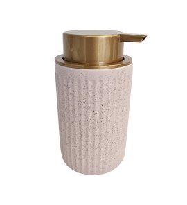      Galatea Design Dozownik do mydła stojący rózowy/złoto szczotkowane GDDOZMPBRG W MAGAZYNIE!!