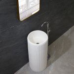 Galatea Design Eterna Umywalka wolnostojąca z korkiem klik klak ∅40 biały mat GDMYN421MW