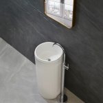 Galatea Design Eterna Umywalka wolnostojąca z korkiem klik klak ∅40 biały mat GDMYN421MW