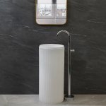 Galatea Design Eterna Umywalka wolnostojąca z korkiem klik klak ∅40 biały mat GDMYN421MW