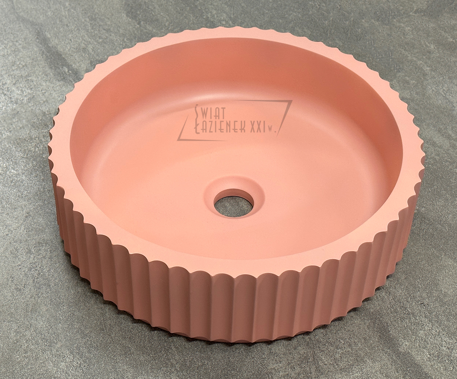       Galatea Design Kek Umywalka stawiana na blat ∅39 cm różowy GDMC030MP W MAGAZYNIE!!