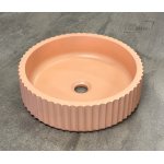         Galatea Design Kek Umywalka stawiana na blat ∅39 cm peach pink matt/brzoskwiniowy róż mat GDMC030MPP W MAGAZYNIE!!