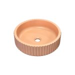         Galatea Design Kek Umywalka stawiana na blat ∅39 cm peach pink matt/brzoskwiniowy róż mat GDMC030MPP W MAGAZYNIE!!