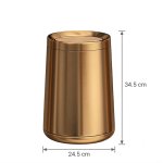   Galatea Design Kosz łazienkowy 10L miedź szczotkowana GD10LRG W MAGAZYNIE!!
