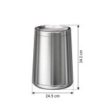   Galatea Design Kosz łazienkowy 10L stal szczotkowana GD10LIX W MAGAZYNIE!!