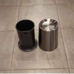   Galatea Design Kosz łazienkowy 10L gunmetal GD10LGM W MAGAZYNIE!!