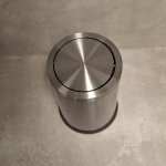   Galatea Design Kosz łazienkowy 9L gunmetal GD9LGM W MAGAZYNIE!!