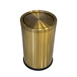 Galatea Design Kosz na śmieci łazienkowy 9l Ø20xh30 cm Złoto szczotkowane GD9BRG