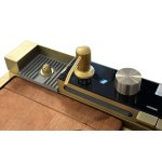                    Galatea Design Modus S Zlew z wodospadem, myjką do szklanek, dozownikiem, bateria 3-funkcyjną ZESTAW 75x46 wpuszczany Gold GDP31OR