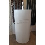   Galatea Design One Umywalka wolnostojąca Ø44xh87 cm z korkiem biały połysk GUONE44.GPB.WH GUPIL.WHP