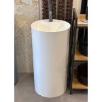    Galatea Design One Umywalka wolnostojąca z wadą Ø44xh87 cm z korkiem biały połysk GUONE44.GPB.WH GUPIL.WHP WYPRZEDAŻ EKSPOZYCJI!!