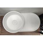   Galatea Design Ovula Umywalka ścienna 50x26,5 white matt/biały mat GDMYN317MW W MAGAZYNIE!!