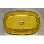   Galatea Design Paddle Umywalka stawiana z korkiem apricot yellow GDFU2007AY W MAGAZYNIE!!