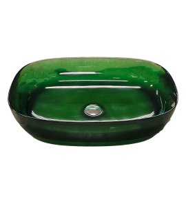    Galatea Design Paddle Umywalka stawiana z korkiem jade green GDFU2093JG W MAGAZYNIE!!