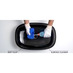 Galatea Design Paddle Umywalka stawiana na blat 58x38 dark brown z korkiem klik-klak czarny mat GDFU2007DB