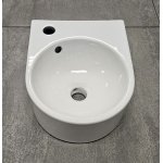   Galatea Design Pass Umywalka ścienna 34x27 z.otw po lewej stronie biała GDYJ860TGW W MAGAZYNIE!!