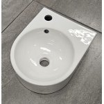   Galatea Design Pass Umywalka ścienna 34x27 z.otw po lewej stronie biała GDYJ860TGW W MAGAZYNIE!!