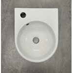   Galatea Design Pass Umywalka ścienna 34x27 z.otw po lewej stronie biała GDYJ860TGW W MAGAZYNIE!!