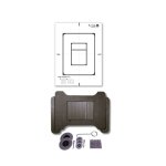   Galatea Design Przycisk spłukujący do Grohe czarny GDBAZACGR W MAGAZYNIE!!