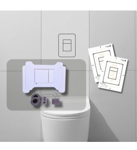   Galatea Design Przycisk spłukujący do Grohe biały GDBAZABGR W MAGAZYNIE!!