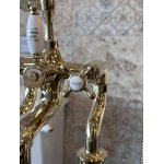          Galatea Design Retro Bateria wannowa wolnostojąca złoty połysk GDT818W7GOLD W MAGAZYNIE!!