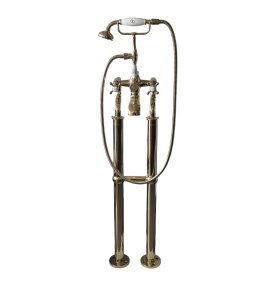          Galatea Design Retro Bateria wannowa wolnostojąca złoty połysk GDT818W7GOLD W MAGAZYNIE!!