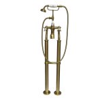          Galatea Design Retro Bateria wannowa wolnostojąca złoty szczotkowany GDT818W7BRG W MAGAZYNIE!!