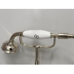    Galatea Design Retro Bateria wannowa ścienna z zestawem prysznicowym nikiel GDT8NKL W MAGAZYNIE!!