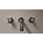 Galatea Design Retro Bateria umywalkowa podtynkowa 3-otworowa Chrom GDCH28CHR W MAGAZYNIE!!