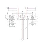 Galatea Design Retro Bateria umywalkowa podtynkowa 3-otworowa Chrom GDCH28CHR W MAGAZYNIE!!