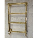      Galatea Design Retro Grzejnik wodny ścienny 74,8x49,8 cm z zaworami gold GDAHC100GOLD+GDAHC75GOLD W MAGAZYNIE!!