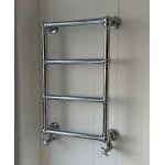      Galatea Design Retro Grzejnik wodny ścienny 74,8x49,8 cm z zaworami chrom GDAHC100CHR+GDAHC75CHR W MAGAZYNIE!!