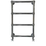      Galatea Design Retro Grzejnik wodny ścienny 74,8x49,8 cm z zaworami chrom GDAHC100CHR+GDAHC75CHR W MAGAZYNIE!!