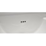   Galatea Design Retro Umywalka ścienna 50x31 biała z otworem po lewej stronie GDB8LGW W MAGAZYNIE!!