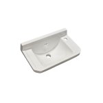   Galatea Design Retro Umywalka ścienna 50x31 biała z otworem po prawej stronie GDB8RGW W MAGAZYNIE!!