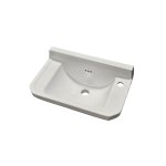   Galatea Design Retro Umywalka ścienna 50x31 biała z otworem po prawej stronie GDB8RGW W MAGAZYNIE!!