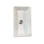 Galatea Design Sinki Hiasan Zlew jednokomorowy 76,5x46,5 cm biały z koszykiem i korekim stalowym Biały DGKB013GW