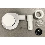 Galatea Design Syfon wannowy z korkiem klik klak biały mat GWSYF.WHM