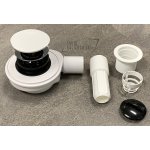 Galatea Design Syfon wannowy z korkiem klik klak biały połysk GWSYF.WHP