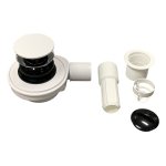 Galatea Design Syfon wannowy z korkiem klik klak biały mat GWSYF.WHM